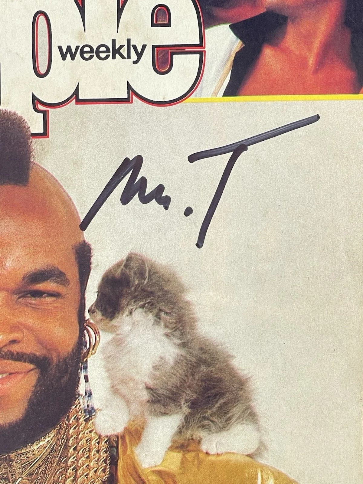 Mr. T — MR. T Hand Signed A Team 1983 People Magazine Certified Authentic By BECKETT, изображение 2