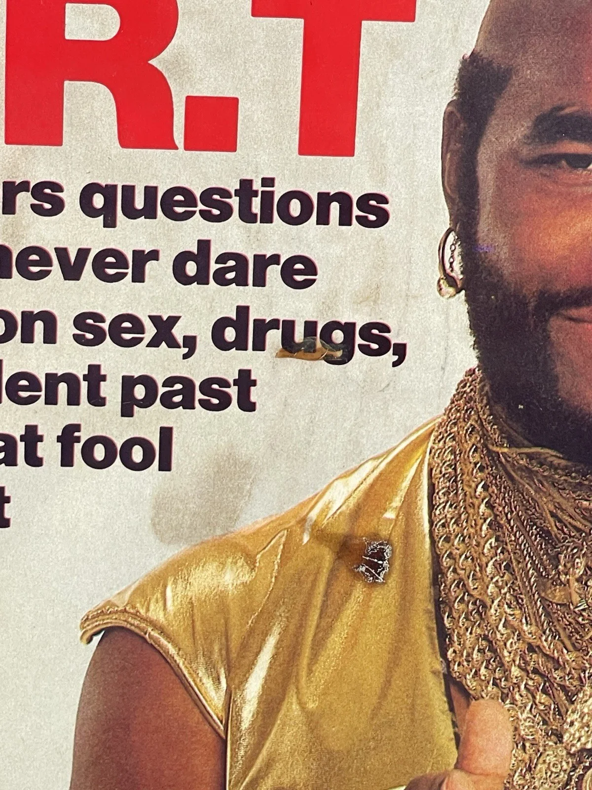 Mr. T — MR. T Hand Signed A Team 1983 People Magazine Certified Authentic By BECKETT, изображение 3