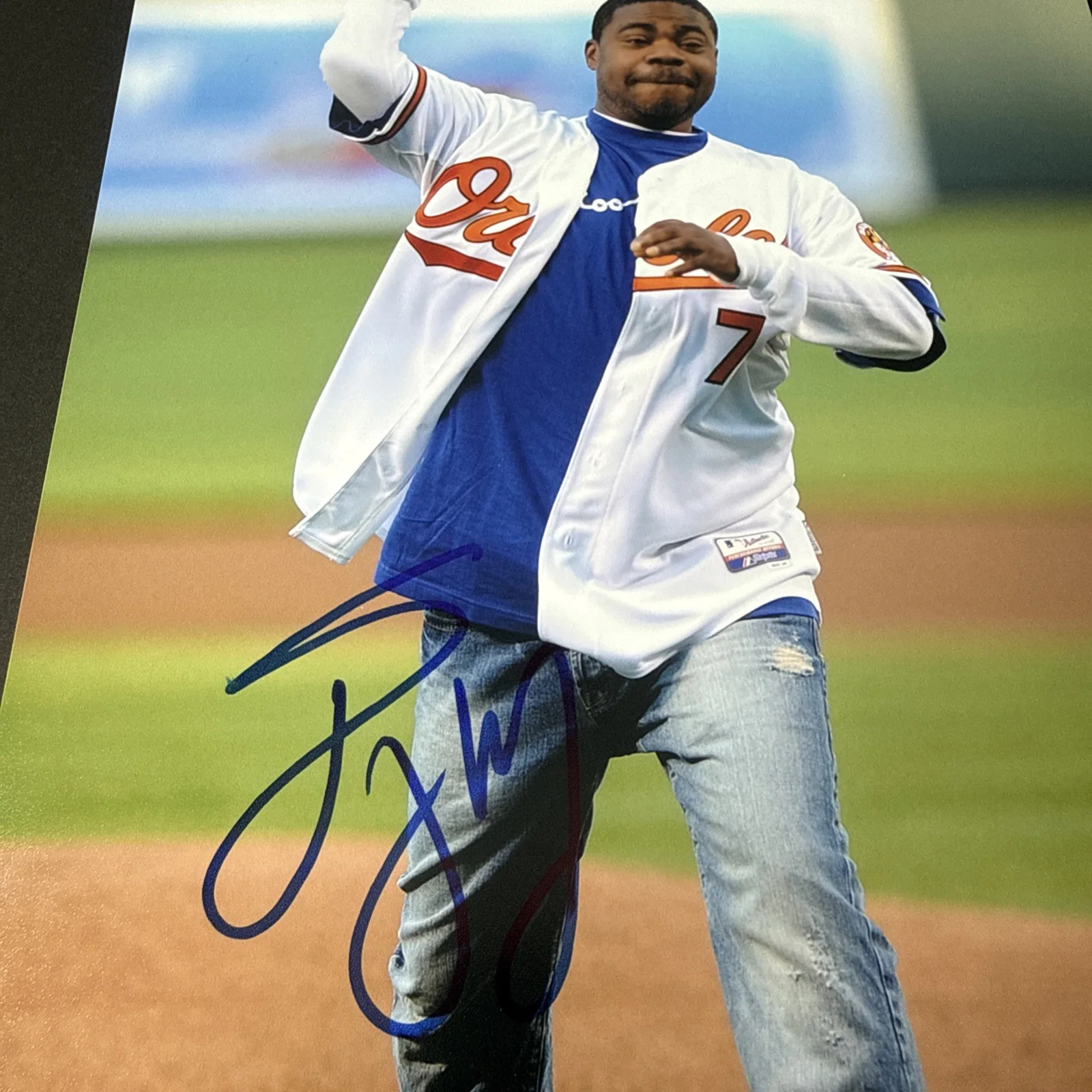 Tracey Morgan — Tracey Morgan Signed 8x10 Photo Actor Saturday Night Live The Last OG Funny RAD, изображение 3