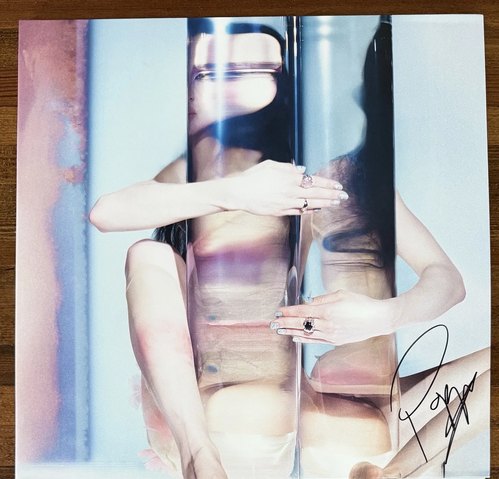 Poppy SIGNED Empty Hands Color Vinyl LP Jacket Cover AUTOGRAPH Beckett BAS COA, изображение 4