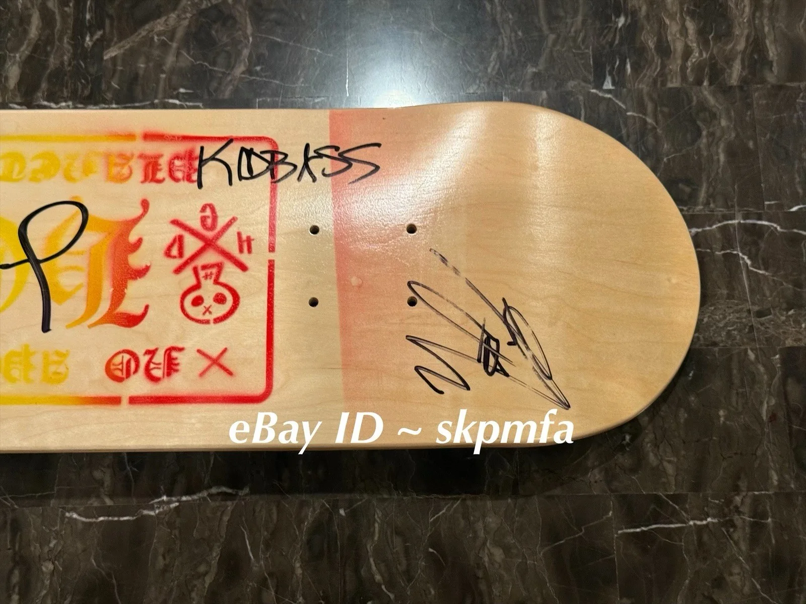 HED PE Skate Deck Band SINGED Auto 💯 Official Merch 🛹 Skateboard, image 5