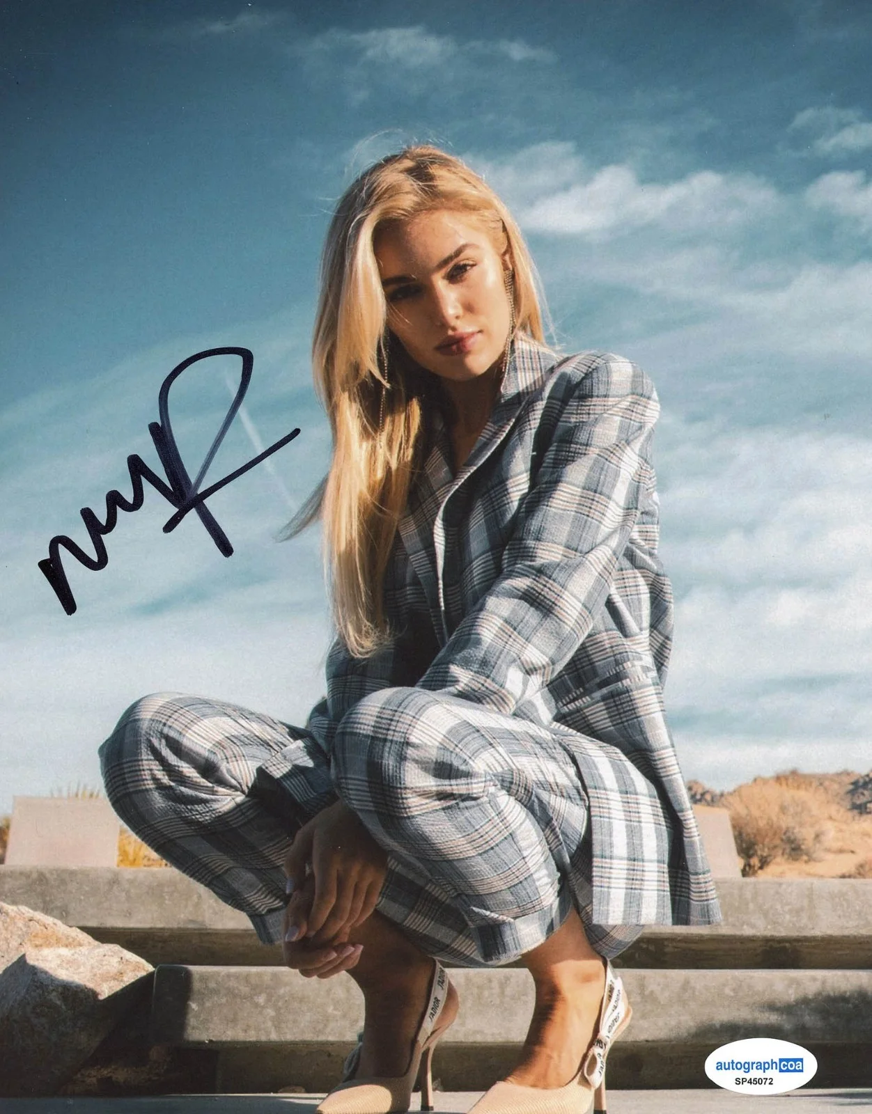 Michelle Randolph — Michelle Randolph signed 8x10 Photo EXT PROOF j Scream LANDMAN Hot SEXY ACOA COA, изображение 4