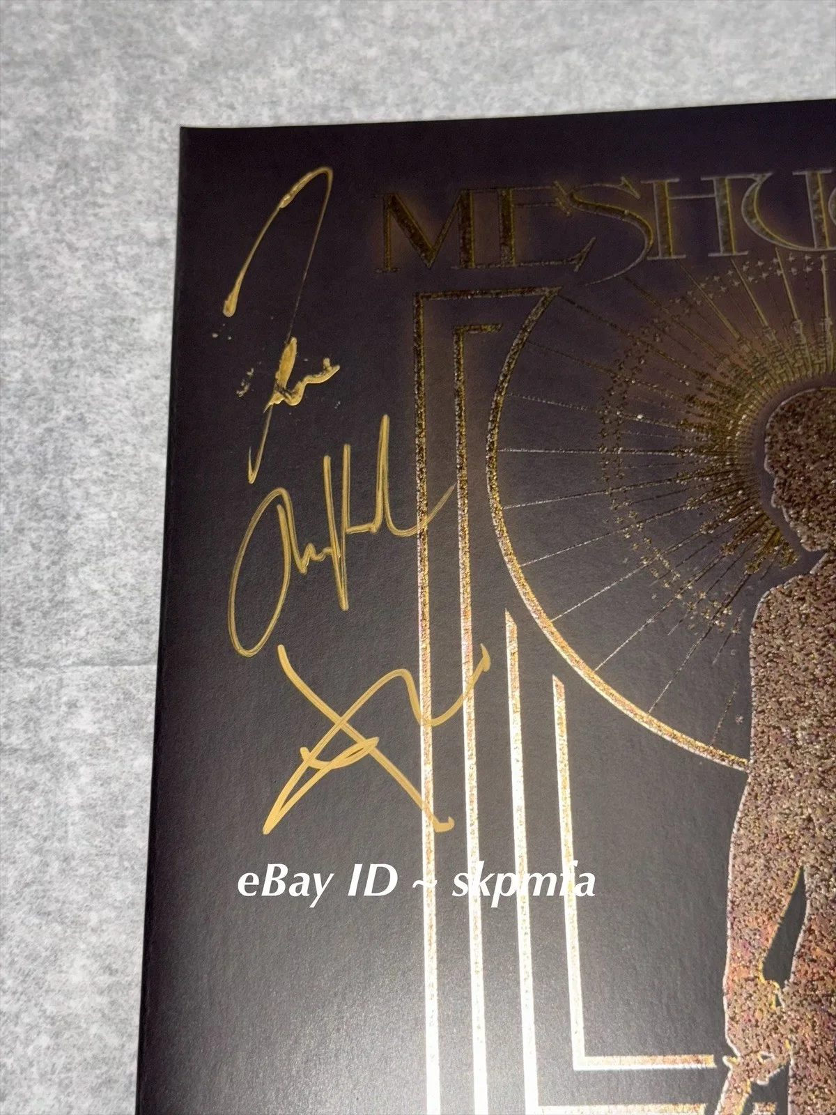 MESHUGGAH ~ Signed Vinyl Album Immutable Official Merch, image 2