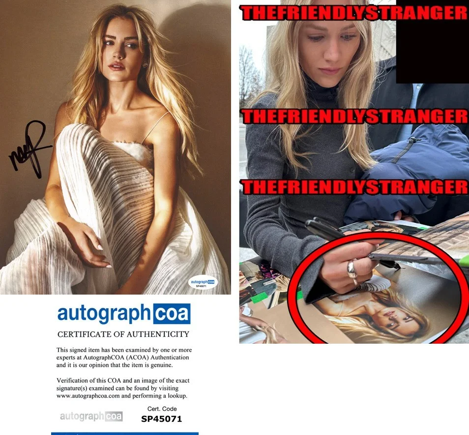 Michelle Randolph — Michelle Randolph signed Autograph 8x10 Photo EXCT PROOF e LANDMAN Hot SEXY ACOA