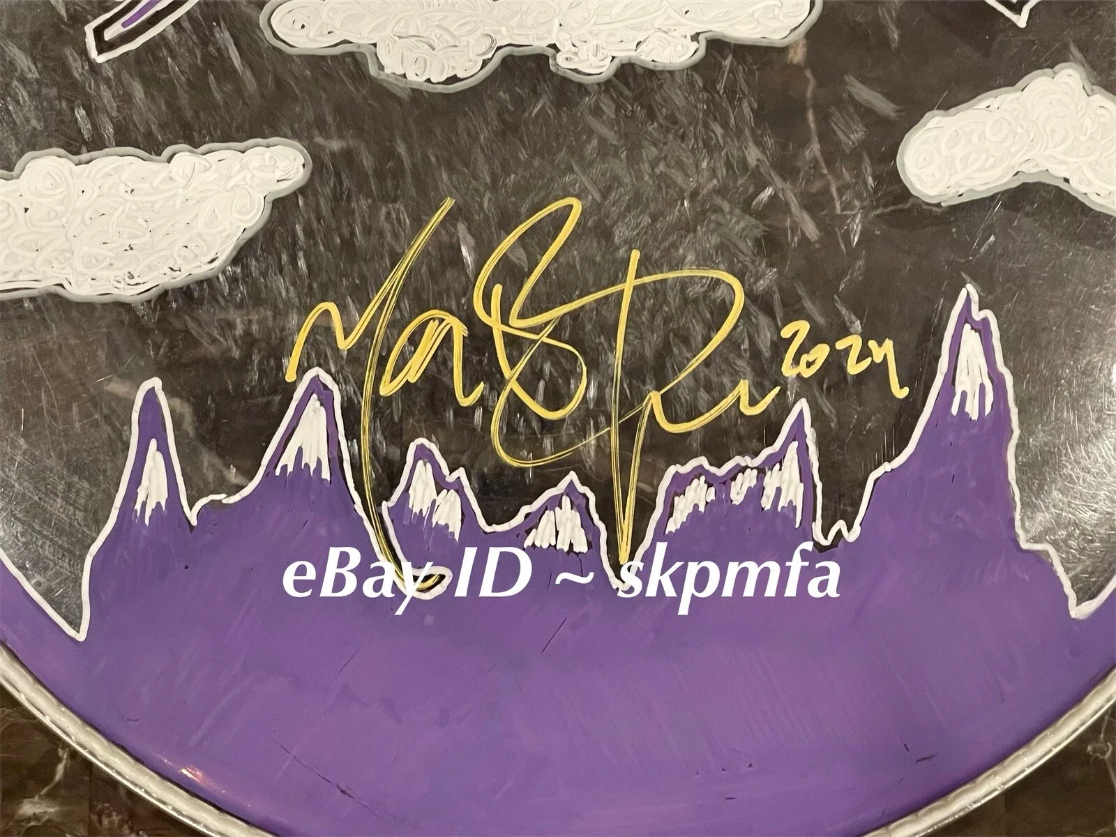 MATT BRYNE - HATEBREED Signed Drumhead 💯 Official Merch Custom Art Work ⛰️🏔️, image 3