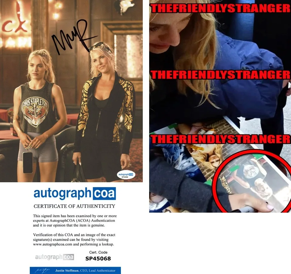 Michelle Randolph — Michelle Randolph signed "LANDMAN" 8x10 Photo EXCT PROOF f Hot SEXY Ainsley ACOA