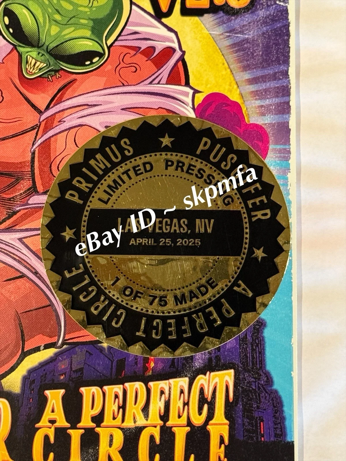 SESSANTA Vinyl SIGNED Album Las Vegas NV 💯 Official Merch #/75 👽Seafoam Green, изображение 2