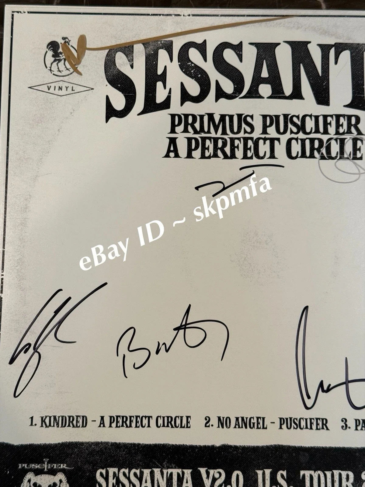 SESSANTA Vinyl SIGNED Album Las Vegas NV 💯 Official Merch #/75 👽Seafoam Green, изображение 5