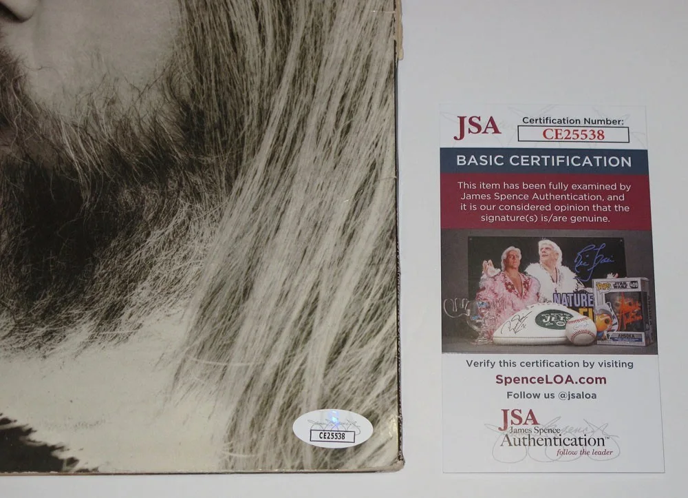 LEON RUSSELL — Leon Russell signed LEON & MARY RUSSELL "WEDDING ALBUM" Vinyl Album LP JSA COA, изображение 3