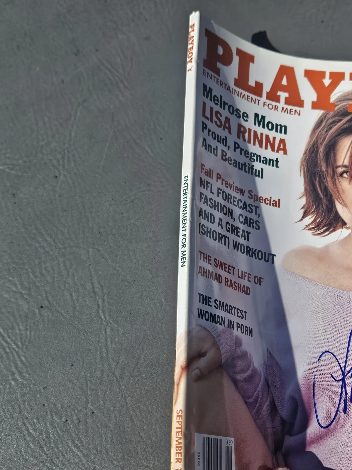 September 1998 LISA RINNA PLAYBOY Full Magazine AUTO Signed In-Person Autograph, изображение 3