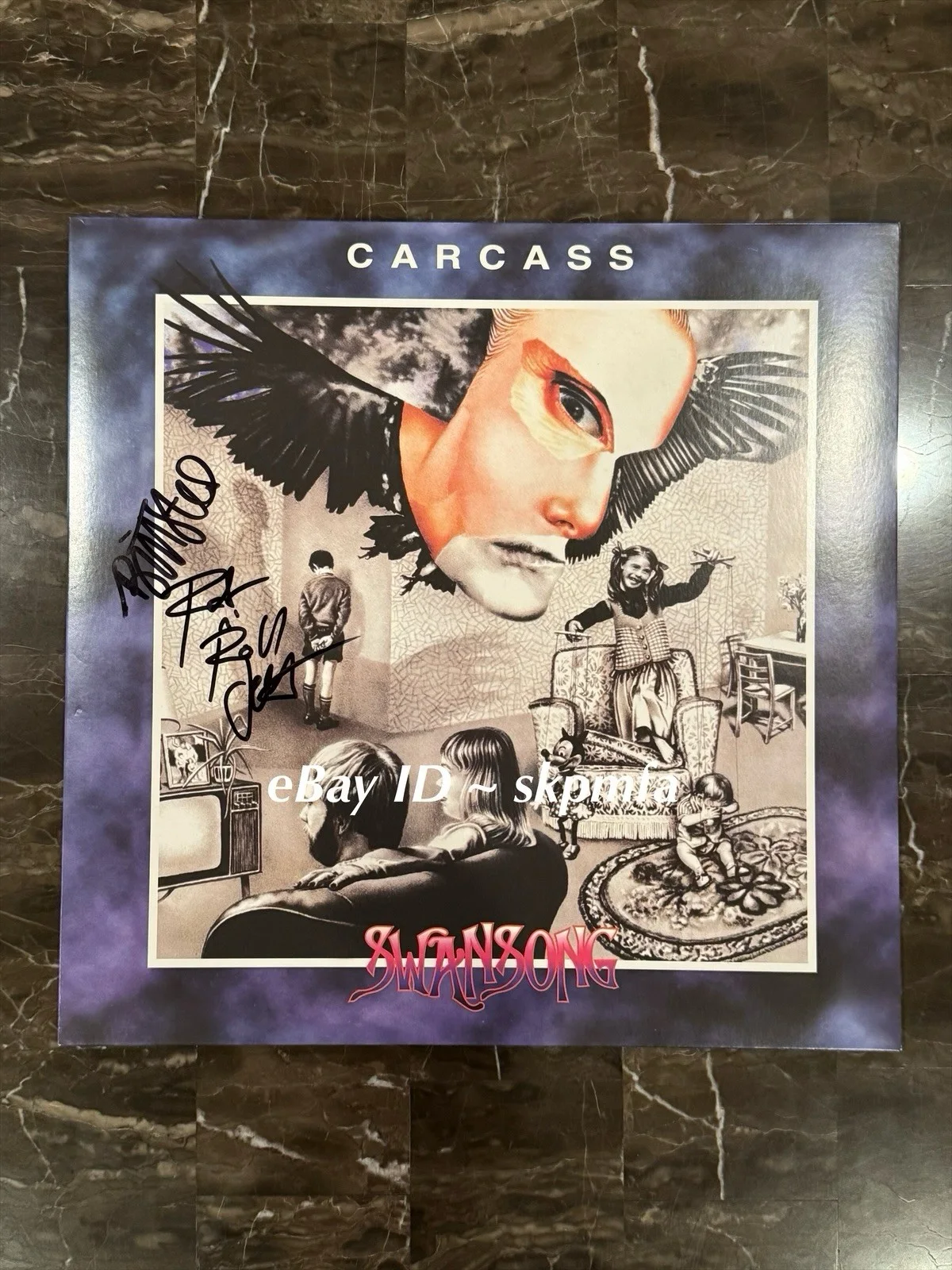 CARCASS ~ Signed Vinyl Album ~ Swansong ~ 💯 Official Merch 🔥, изображение 2