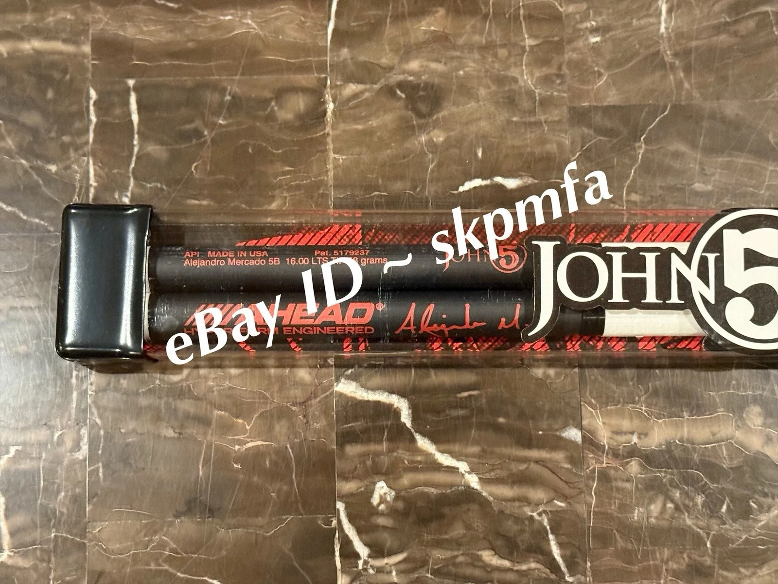 ALEJANDRO MERCADO Signed Drum Stick Set JOHN 5 💯 Official Merch 🔥!!, image 2