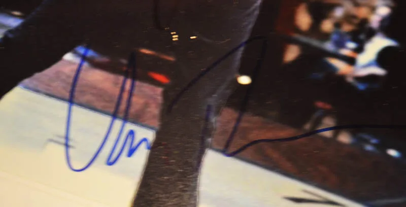 JOHN TRAVOLTA, UMA THURMAN — PULP FICTION Signed John Travolta & Thurman Autograph, FRAME Plaque COA UACC DVD, image 5
