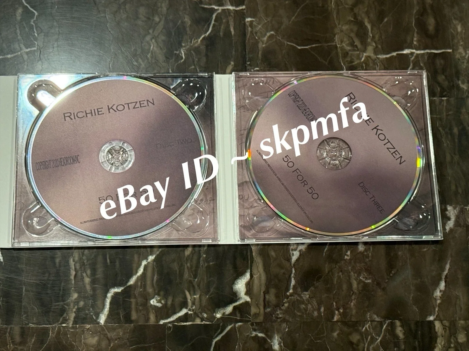 RICHIE KOTZEN Signed CD - 50 for 50 3 Disc Set - 💯 Official Poison Mr. Big, изображение 5