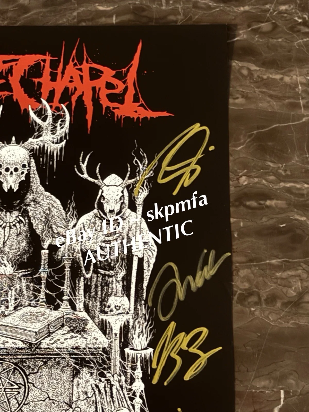 WHITECHAPEL Signed Poster 11x17 💯 Official Merch 2026 Tour🔥, image 3