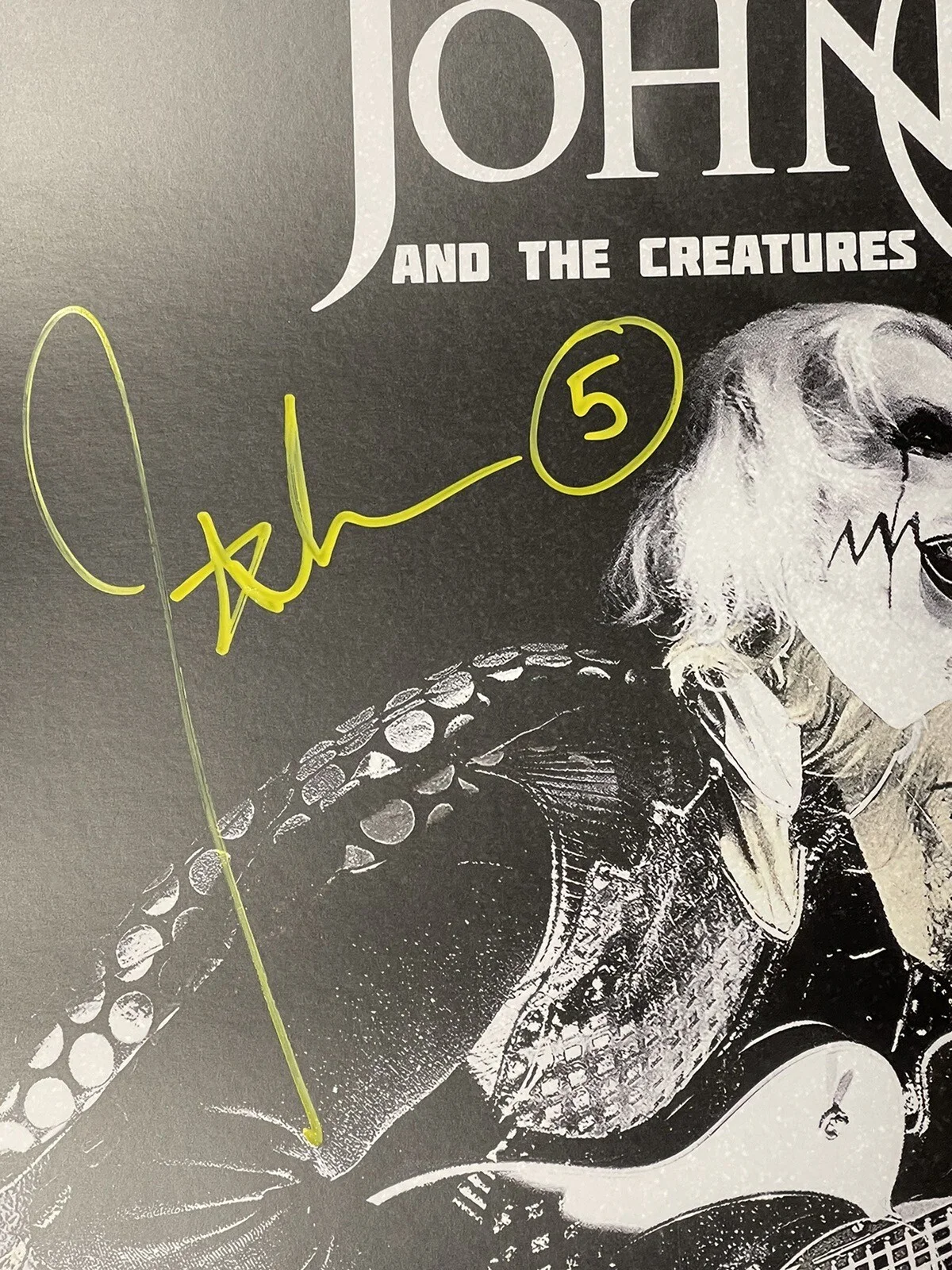 JOHN 5 ~ Signed Tour Poster - 1.30.2024 Colorado Springs CO Sunshine Studios, изображение 2
