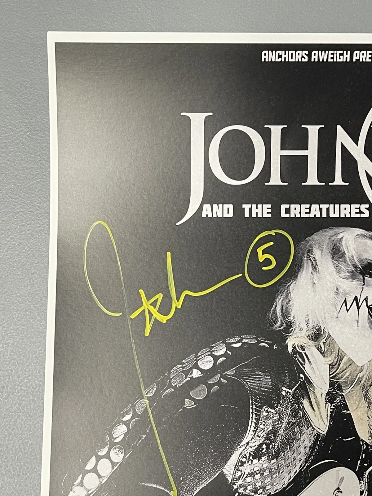 JOHN 5 ~ Signed Tour Poster - 1.30.2024 Colorado Springs CO Sunshine Studios, изображение 3