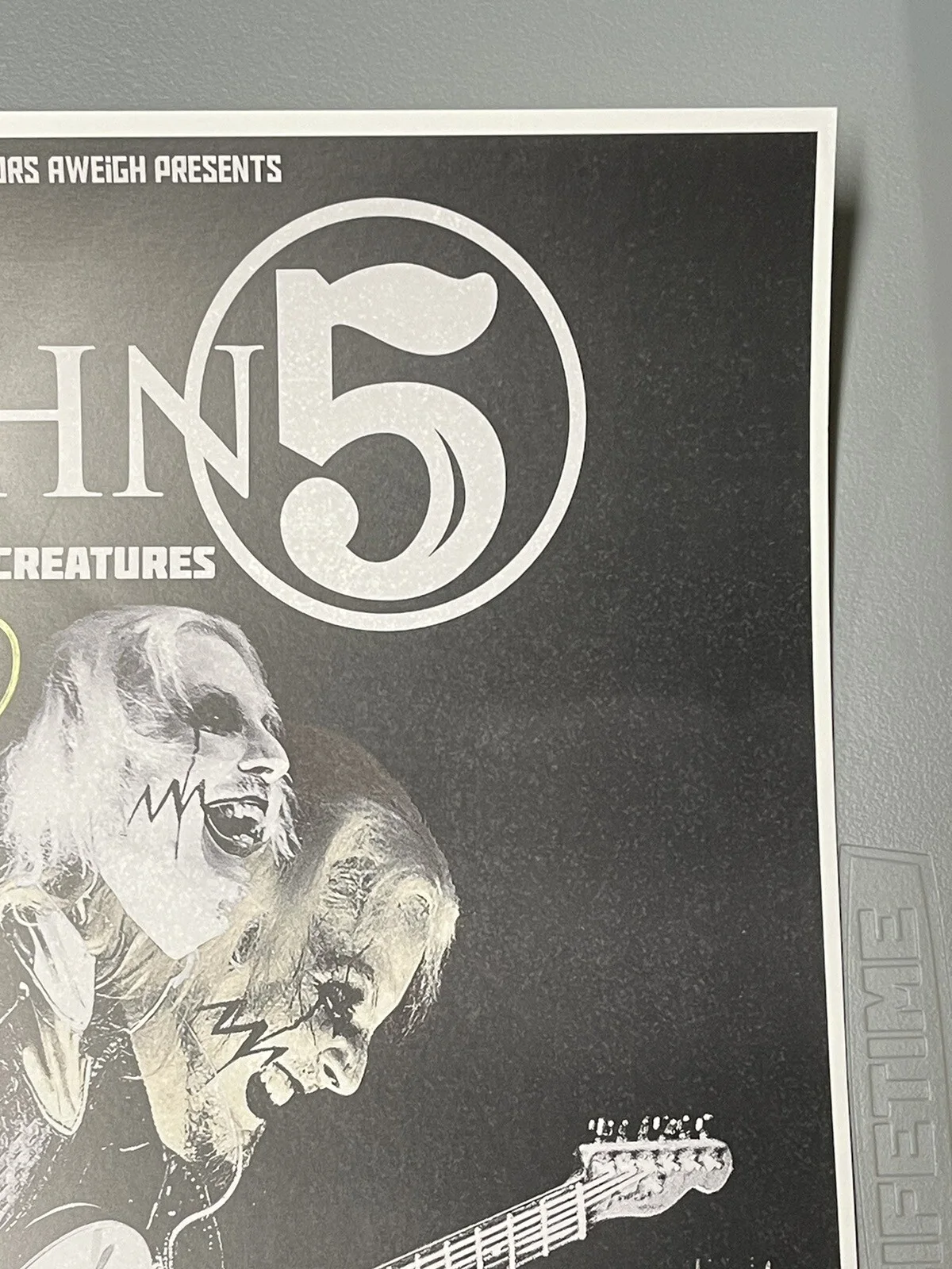 JOHN 5 ~ Signed Tour Poster - 1.30.2024 Colorado Springs CO Sunshine Studios, изображение 4