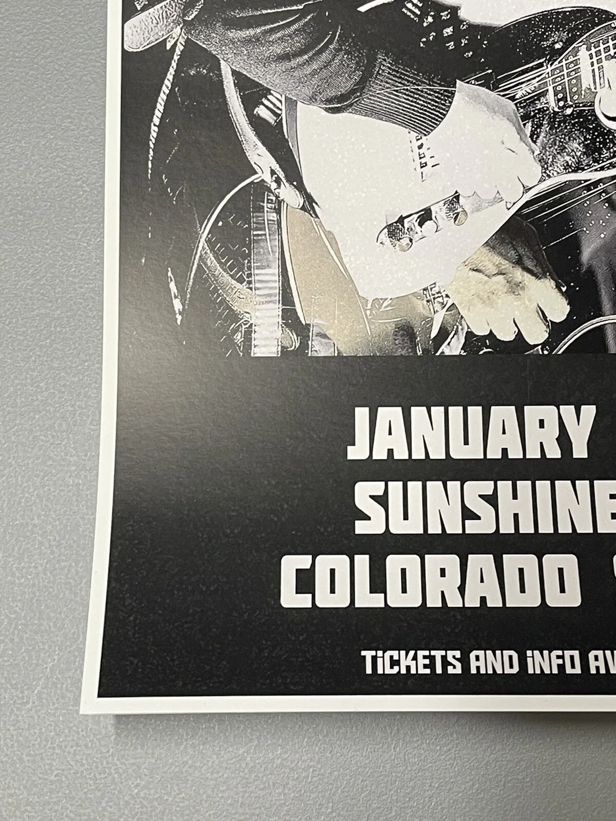 JOHN 5 ~ Signed Tour Poster - 1.30.2024 Colorado Springs CO Sunshine Studios, изображение 5