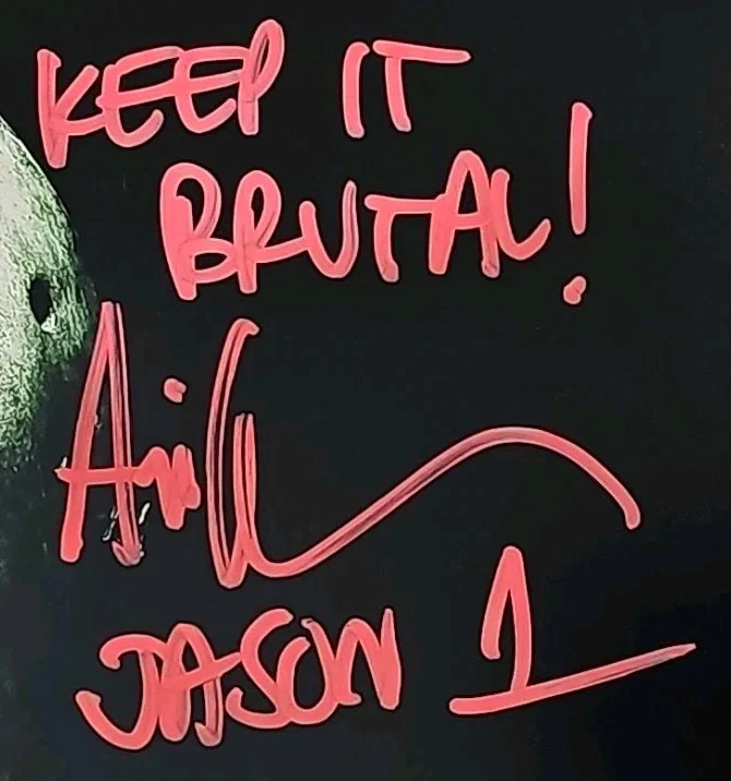 Ari Lehman — Ari Lehman Signed Inscribed 8x10 Photo Friday The 13th KEEP IT BRUTAL Jason "1", image 4