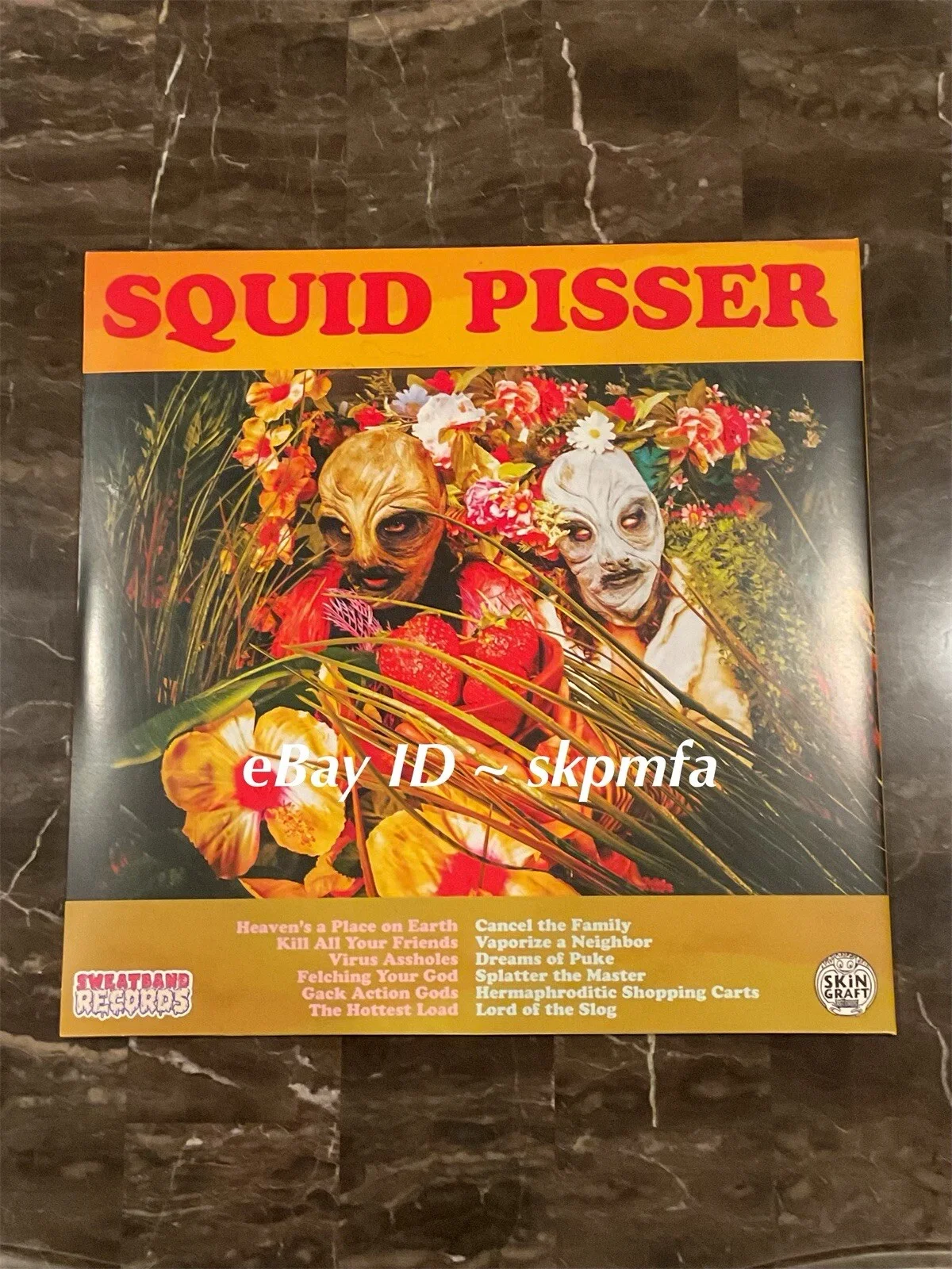 SQUID PISSER Signed Vinyl Album Dreams of Puke 💯 Official Merch 🥁, изображение 2