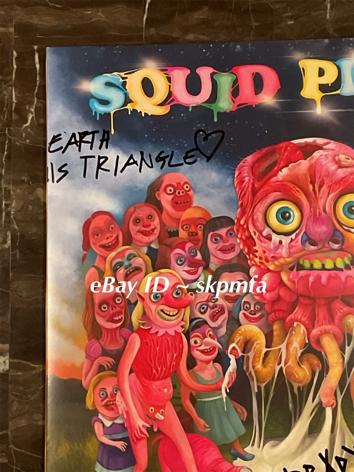 SQUID PISSER Signed Vinyl Album Dreams of Puke 💯 Official Merch 🥁, изображение 4