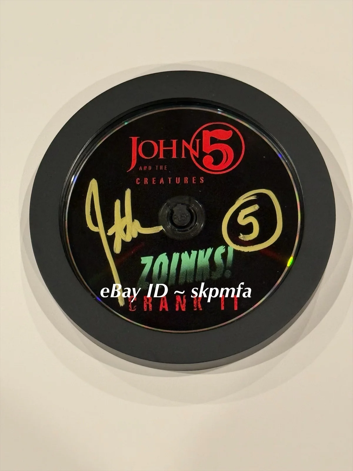 JOHN 5 & The Creatures ~ Signed Framed CD ~ Zoinks! Crank It!!, image 3