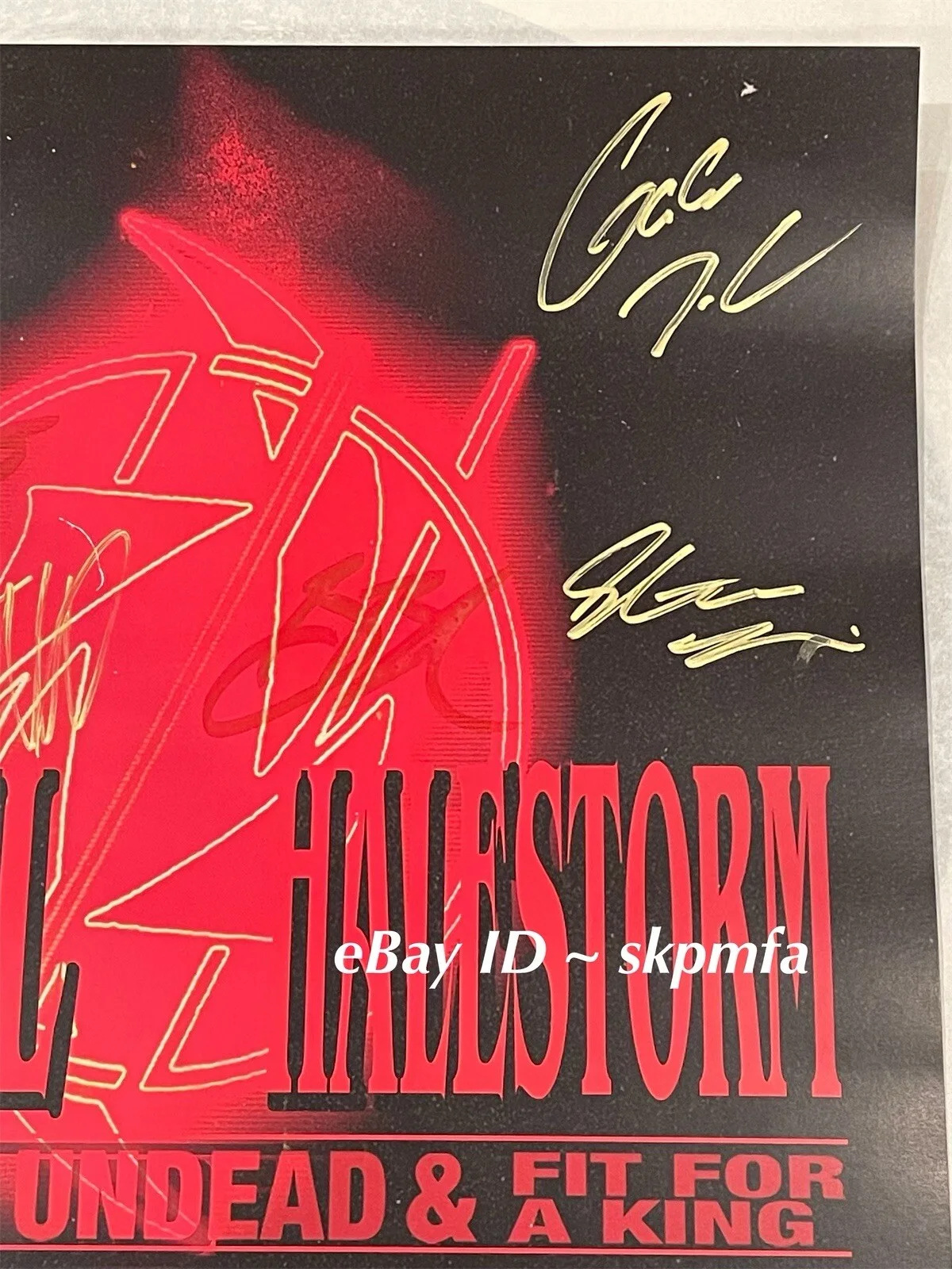 I PREVAIL Band SIGNED Tour Poster 2024 VIP Poster 🎸 🎤 💯 AUTHENTIC MERCH 🔥, image 3