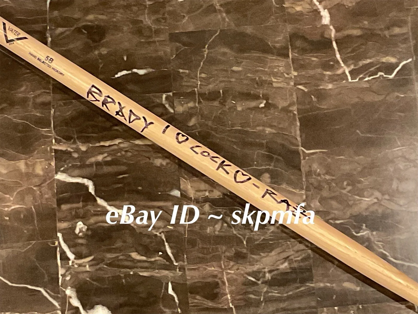 SQUID PISSER Signed Drumstick 💯 Official Merch 🥁, image 3