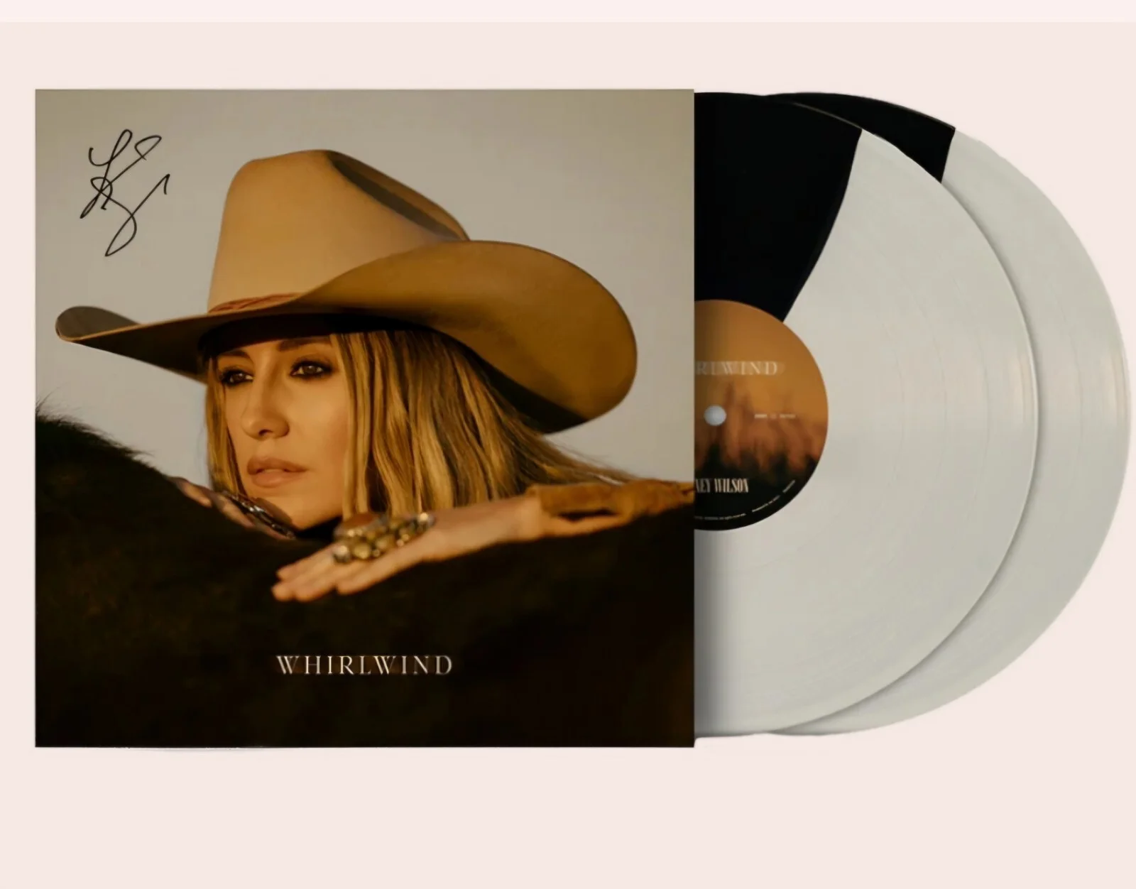 Lainey Wilson Signed Whirlwind Vinyl Cover Autographed LP, image 3