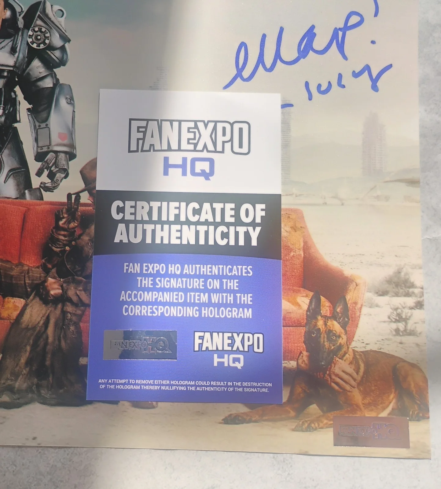 Ella Purnell Hand Signed Autograph 8x10 Photo COA Fallout NO US TARIFFS, изображение 4