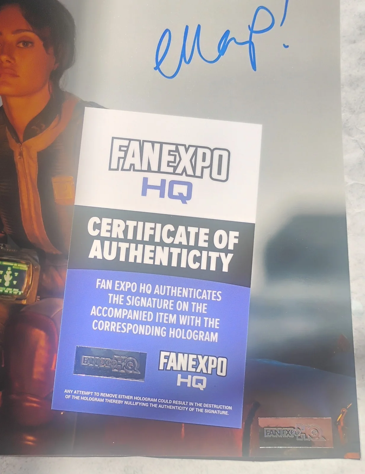 Ella Purnell Hand Signed Autograph 8x10 Photo COA Fallout NO US TARIFFS, изображение 4