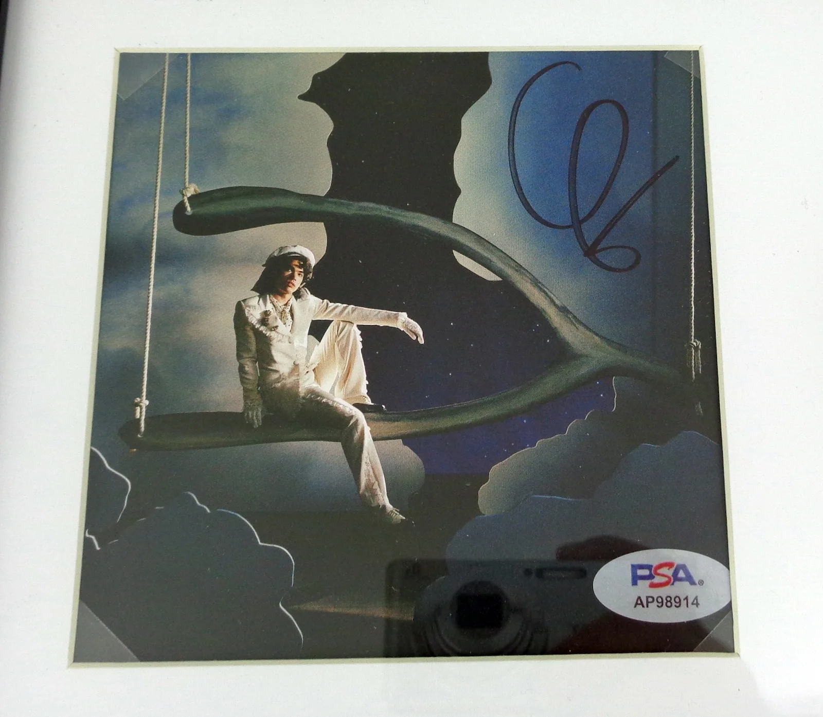Conan Gray Signed Autograph Wishbone CD Framed PSA/DNA COA, image 2