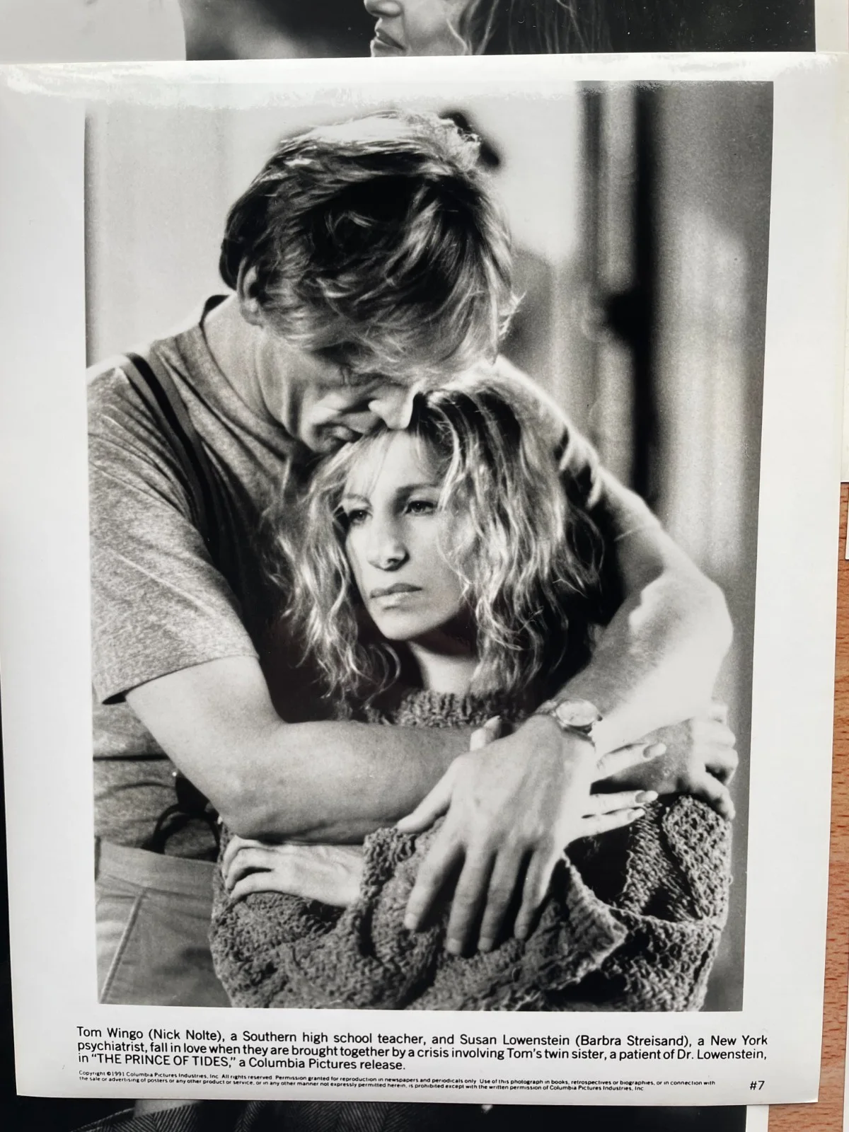 The Prince of Tides 5 Lobby Cards Film Stills Nick Nolte Barbra Streisand 1991, изображение 2