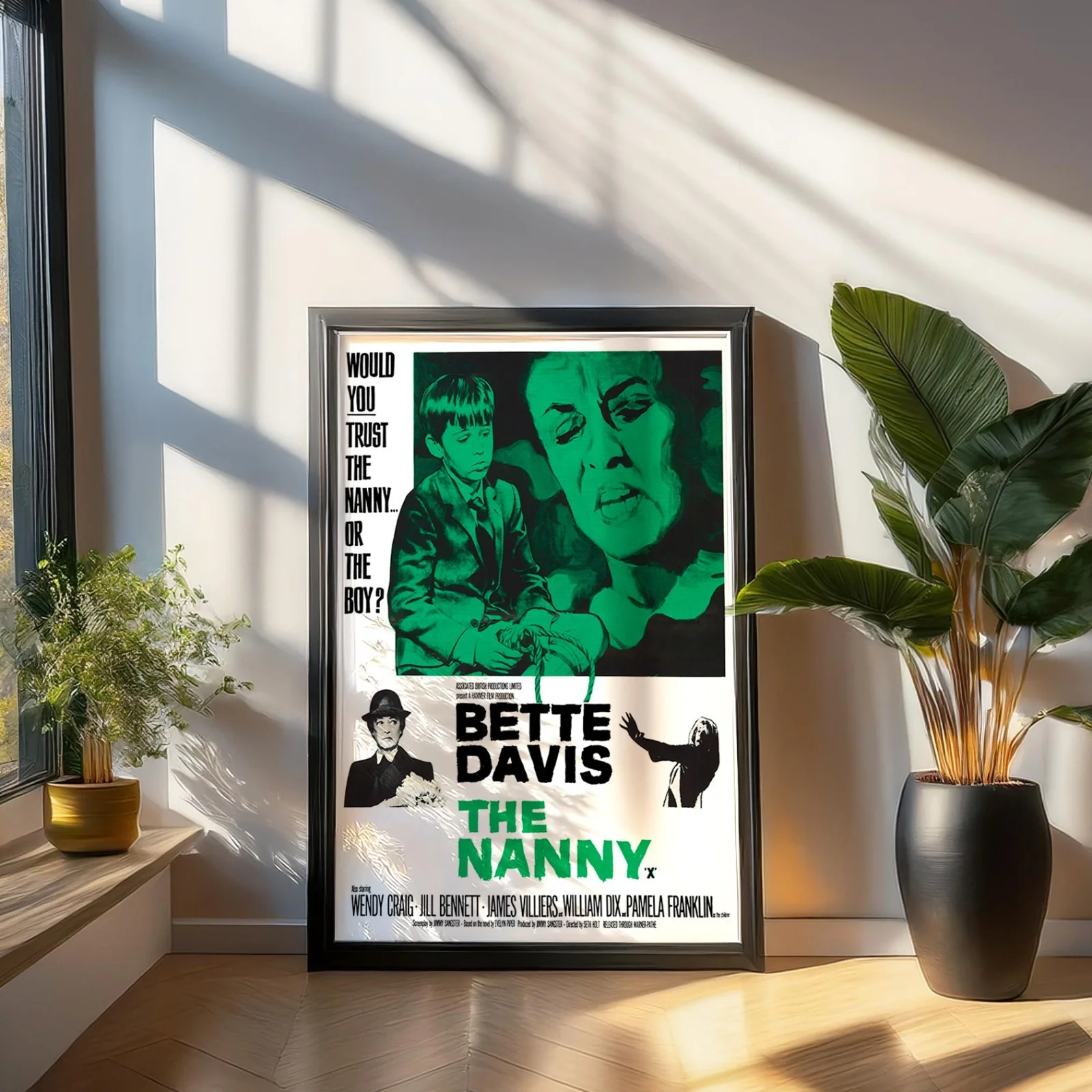 The Nanny 1965 - Hammer Horror Film Restored 27.2" x 41" US One Sheet Poster, изображение 3