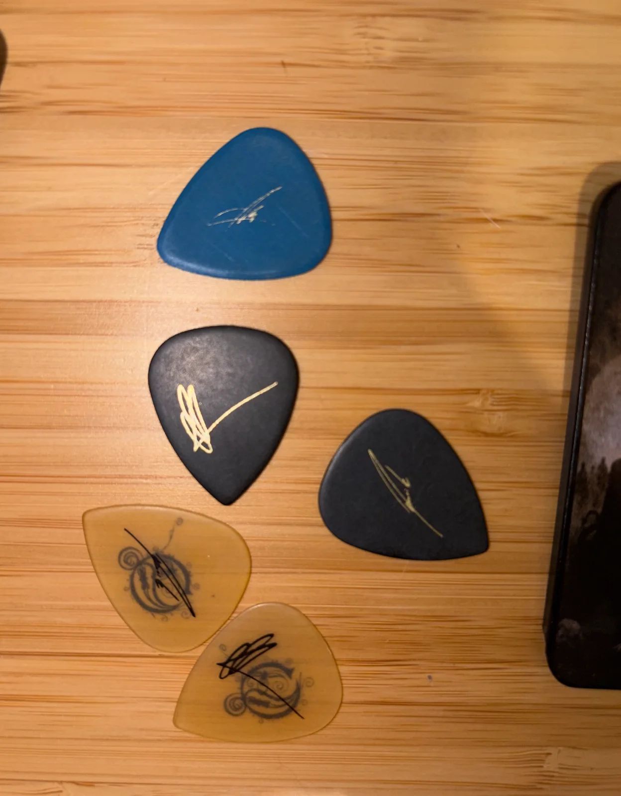 Opeth 25th Anniversary Guitar Pick Tin Set Signed by Full Band 5 Picks [Rare], изображение 5