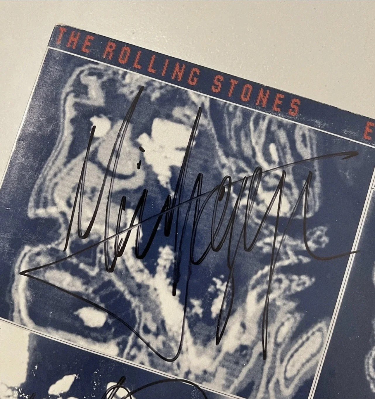 The Rolling Stones Signed Vinyl Mick Jagger Keith Richards Ron Woods C Watts COA, изображение 3