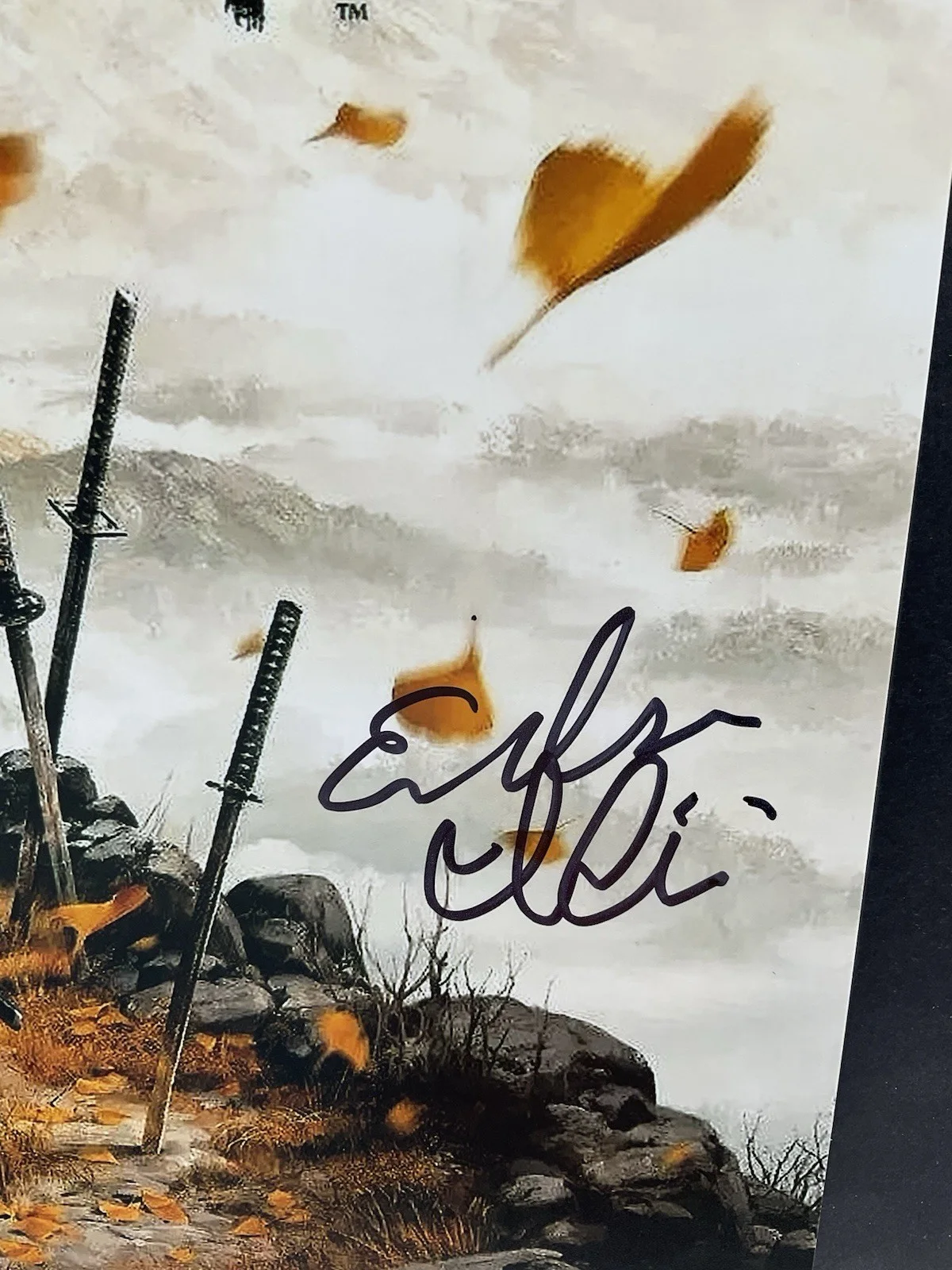 Erika Ishii — Erika Ishii signed 8x10 Ghost of Yotei signed 8x10 Atsu photo SWAU Video game, изображение 2