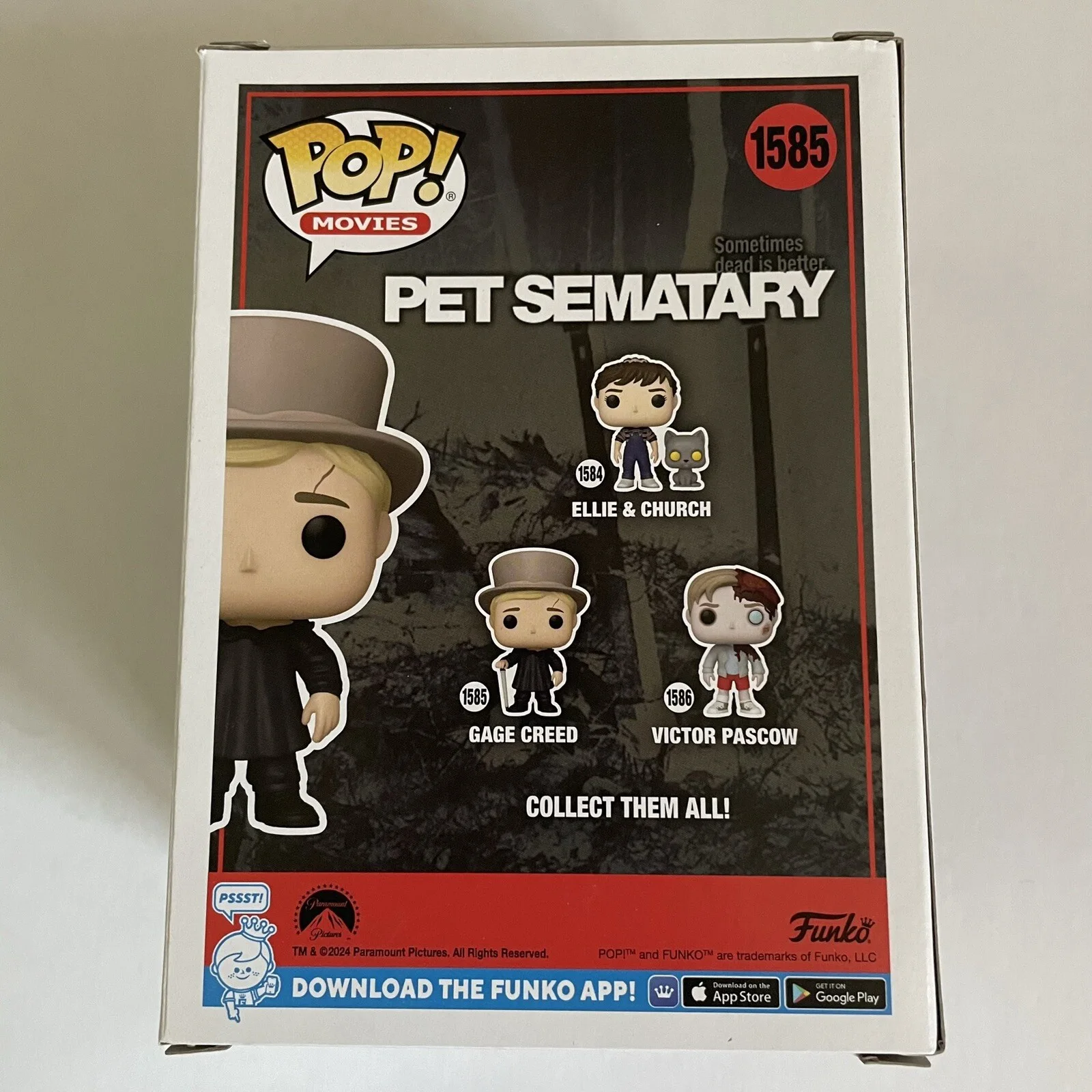 Miko Hughes — Miko Hughes Signed Gage Creed Funko Pop 1585 With OC COA, изображение 4