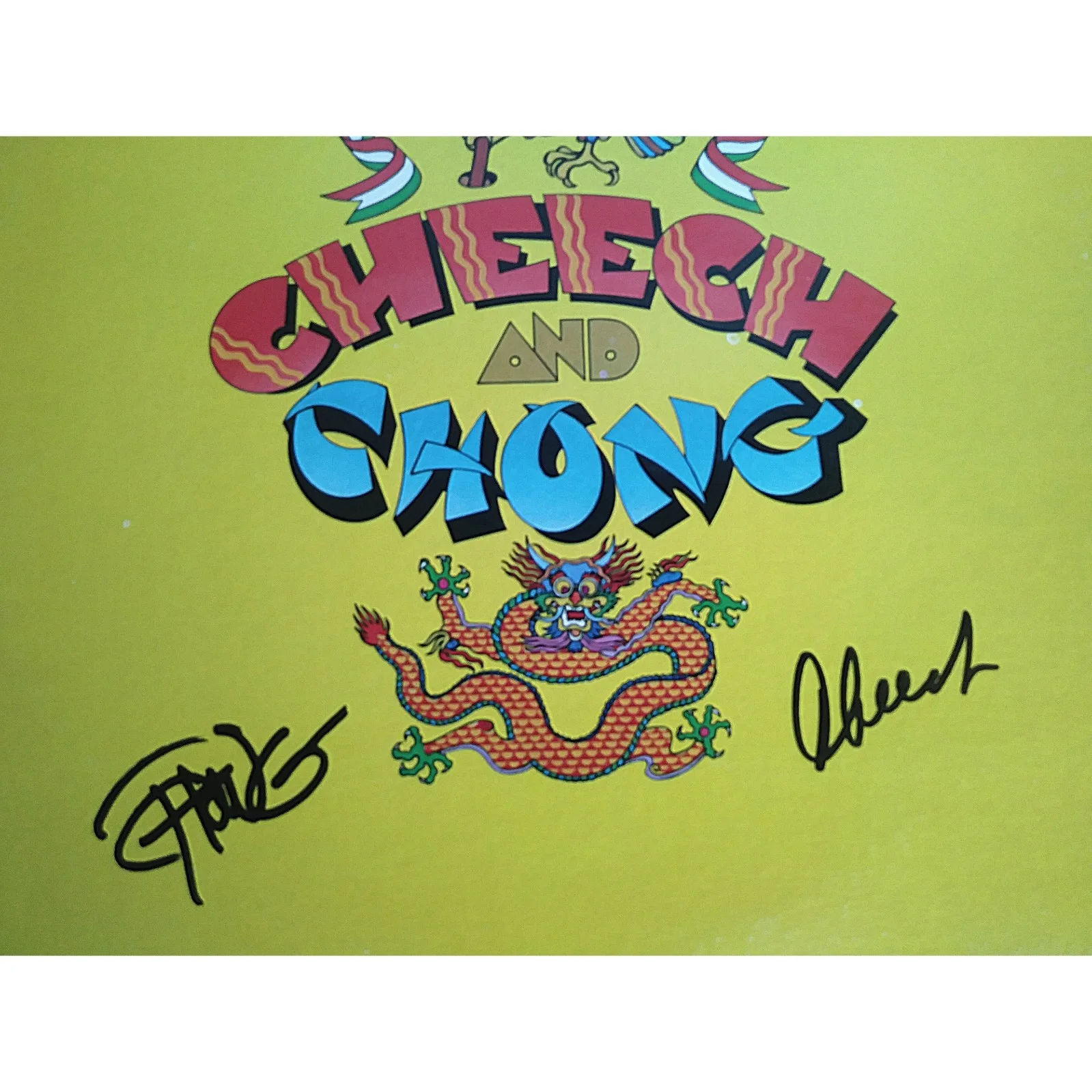Cheech Chong Signed Vinyl Record Album Exact Proof Beckett Comedy Memorabilia, изображение 4