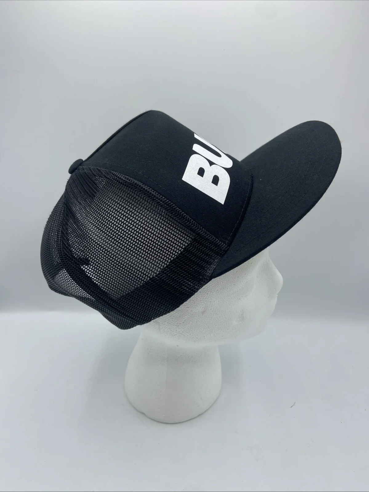 BUSH Band Trucker Hat EUC All Black Rock Gavin Rossdale Yupoong Cap, изображение 3