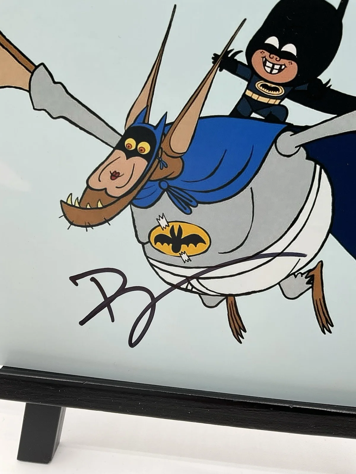 Bobby Moynihan — Bobby Moynihan signed 8x10 Bat-Fam signed photo SWAU SNL Batman animated auto, изображение 2