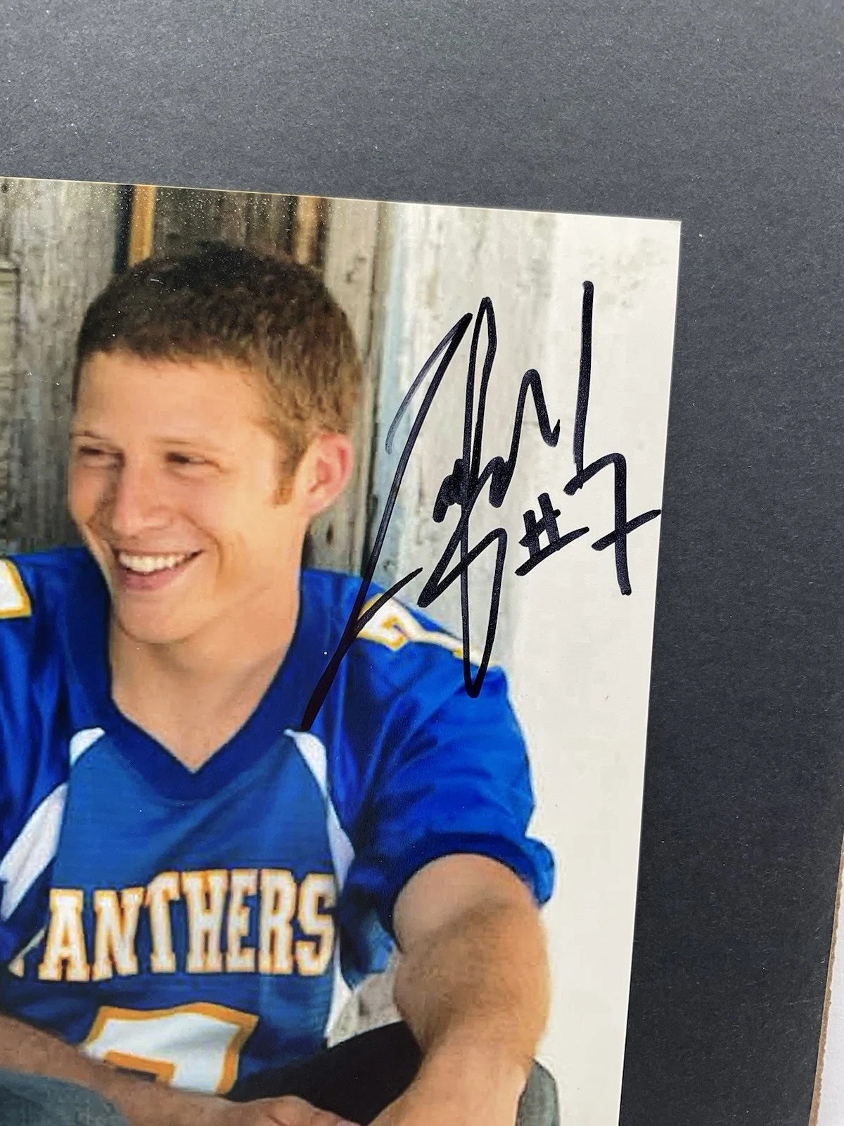 Zach Gilford — Zach Gilford signed 8x10 Friday Night Lights signed 8x10 Jesse Plemons auto SWAU, image 3