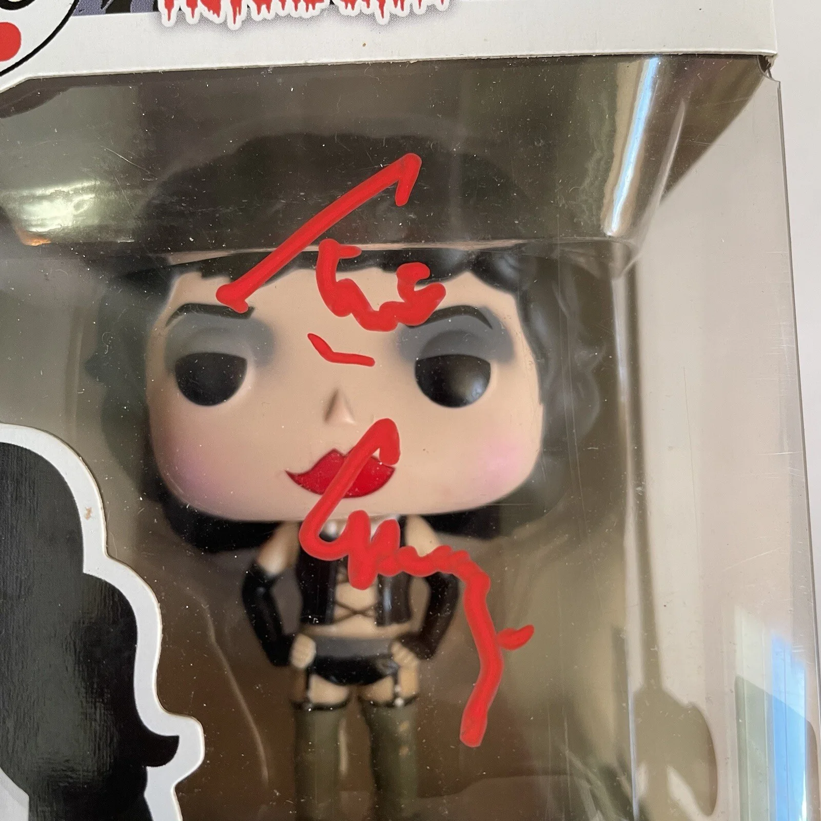 Tim Curry — Tim Curry Signed Rocky Horror Dr. Frank-N-Furter Funko Pop #209 BECKETT COA, image 3