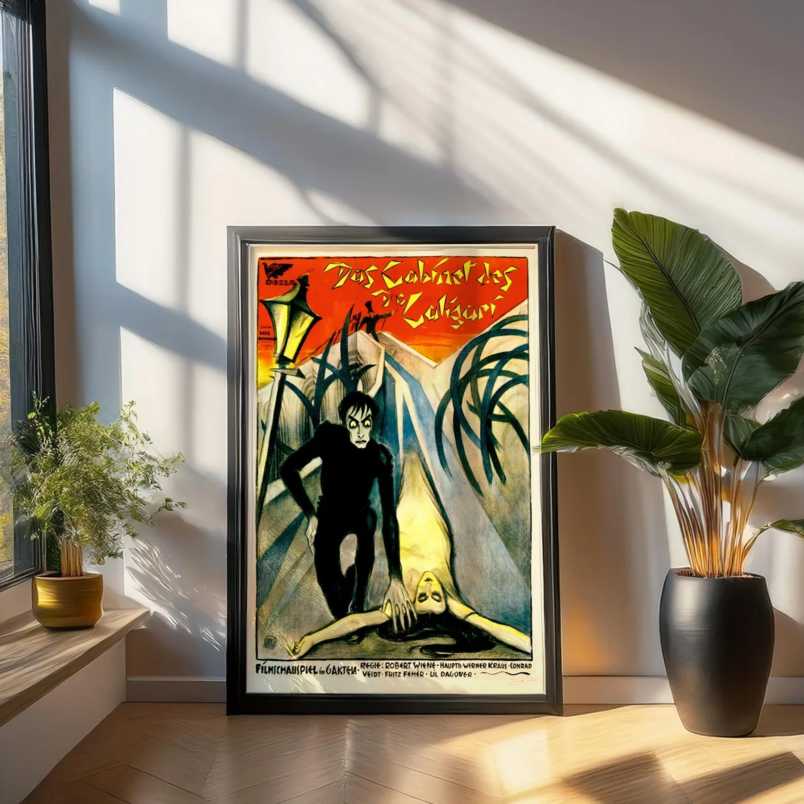 The Cabinet Of Dr Caligari - 1920 Restored German Silent Horror 50" x 35", изображение 3