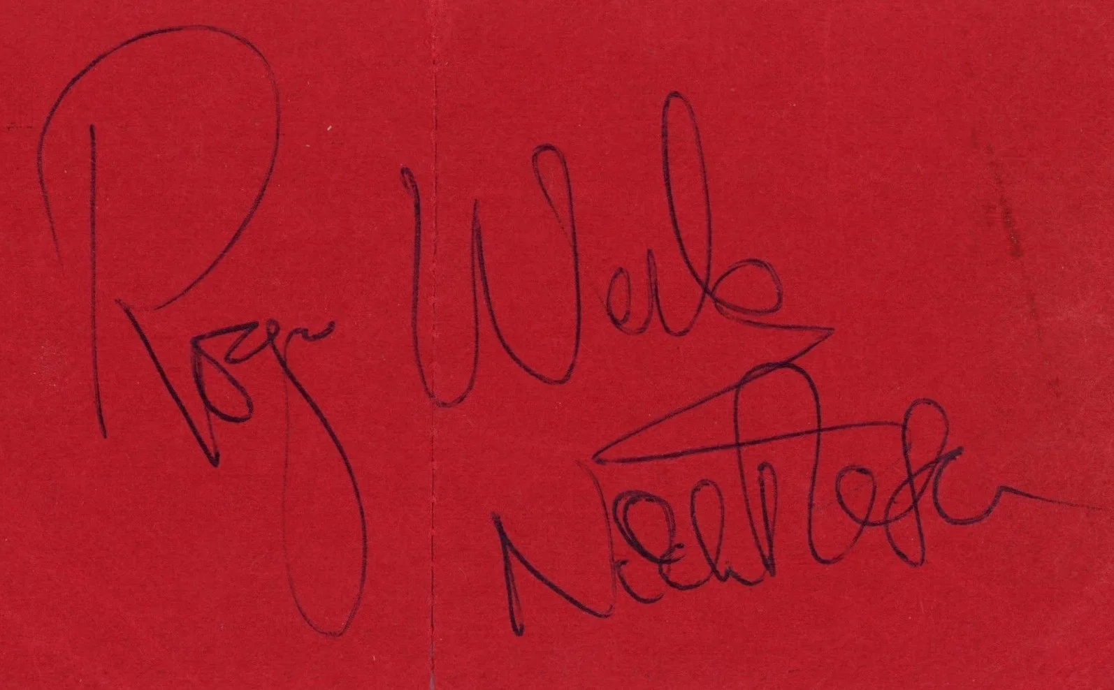 1970 PINK FLOYD fully autographed signed concert ticket Hannover Germany-Beatles, изображение 3