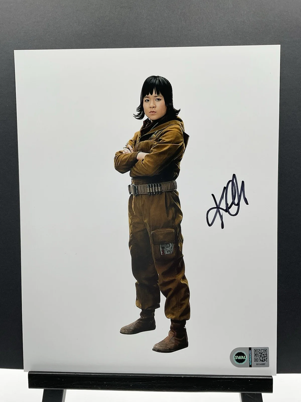 Kelly Marie Tran — Kelly Marie Tran signed 8x10 Last Jedi signed photo Star Wars signed 8x10 SWAU