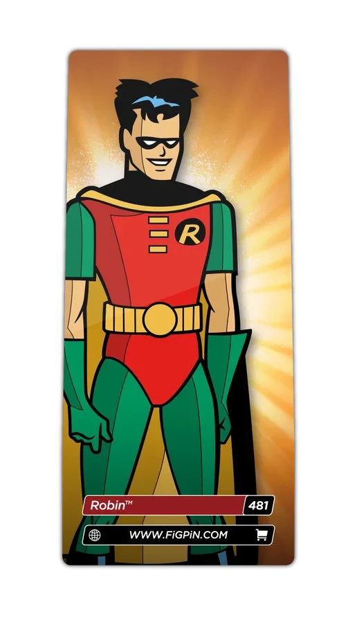 FiGPiN Robin (0481) Batman the Animated Series 3-Inch Enamel Pin, image 2