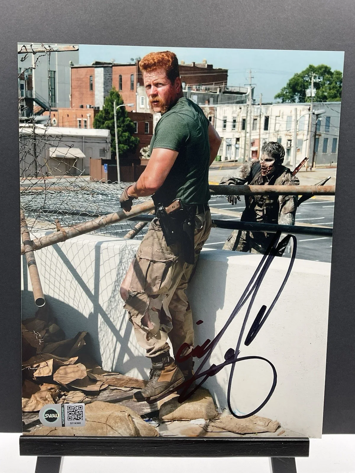 Michael Cudlitz — Michael Cudlitz signed 8x10 Walking Dead signed photo Abraham auto 8x10 SWAU AMC