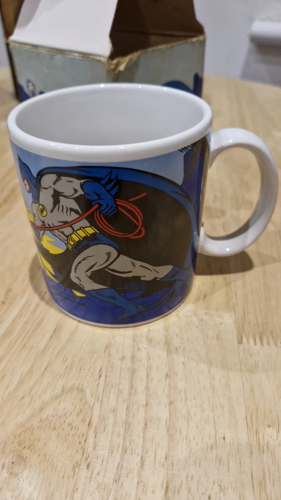 1989 DC Comics Batman Mug Boxed - By Applause. Mug is Mint Vintage Collectable, image 3